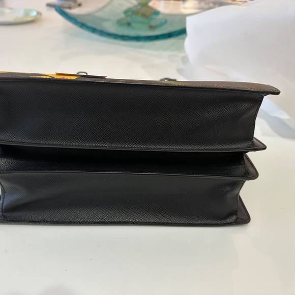 Prada Saffiano Graffiti Girl-Print Satchel Bag - Picture 5 of 9